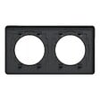SCHNEIDER ELECTRIC - Plaque Odace Touch Ardoise - 2 postes horizontal vertical - vignette