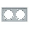 SCHNEIDER ELECTRIC - Plaque finition 2 postes - ABS - Odace Styl - Sable - 71 mm - vignette