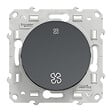 SCHNEIDER ELECTRIC - Interrupteur VMC 2 vit. - Odace - Anthracite - vignette