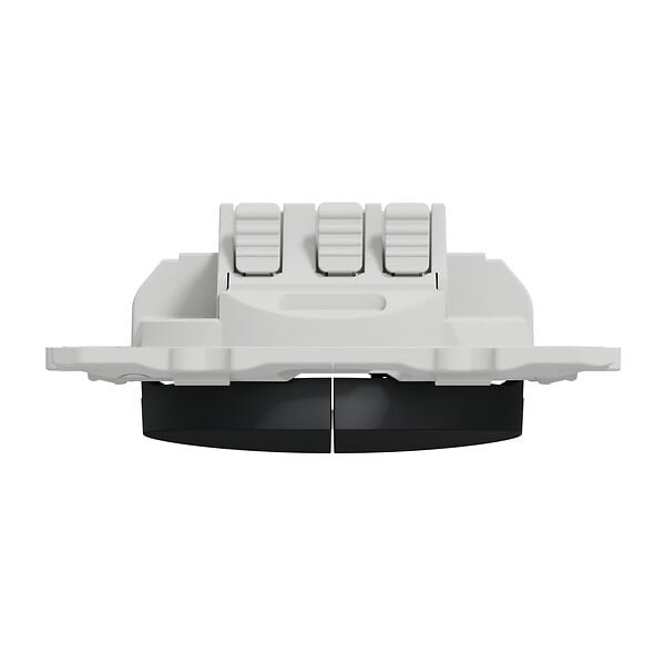 SCHNEIDER ELECTRIC - Double poussoir Odace - Anthracite - 10A - large