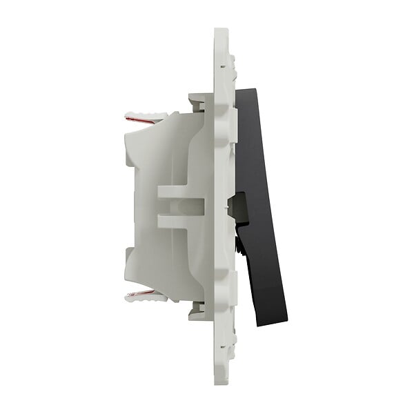 SCHNEIDER ELECTRIC - Va-et-vient + poussoir Odace anthracite - 10A - large