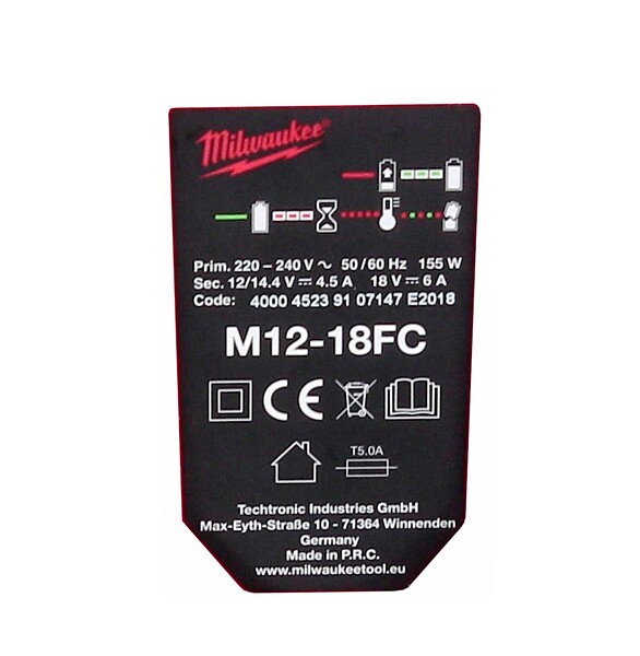 MILWAUKEE - Pack 2 Batteries 18V MILWAUKEE M18 NRG-502 2 x 5.0 Ah 4933459217 - large