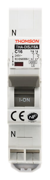 THOMSON - Disjoncteurs à connexions automatiques PH+N - 16A NF - Thomson - large