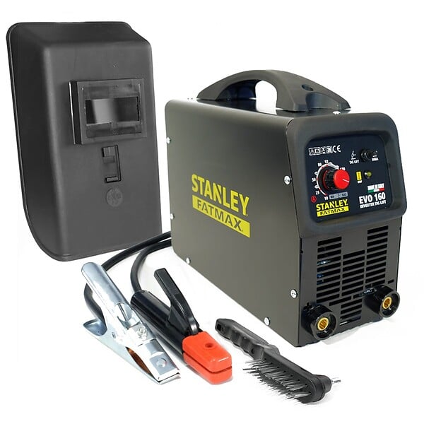 STANLEY - Poste à souder 160A MMA TIG LIFT EVO160 Soudure Acier Inox Fonte Basiques 1.6 - 4 mm STANLEY FATMAX - large