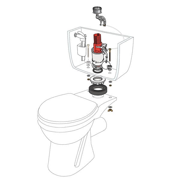 WIRQUIN - Meca 3/6l sans robinet flotteu - large