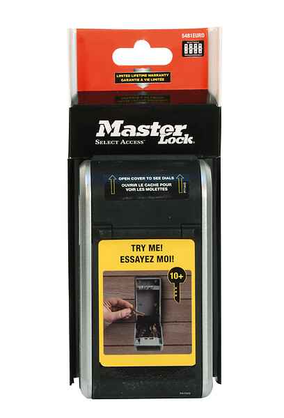 MASTER LOCK - Coffre à clés mural Select Access - Noir - 10 clés - large