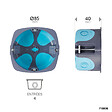 DEBFLEX - Boîte d'encastrement Stopair 1 poste Diam.85 mm - vignette