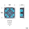 DEBFLEX - Boîte dérivation encastrée - Multimatériaux - Stop Air - vignette