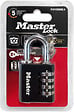 MASTER LOCK - Cadenas combinaison avec clé de secours 40mm - corps en zinc - vignette
