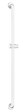 DELABIE - Barre relevable PMR D32 L650mm nylon blanc - DELABIE - 5160N - vignette