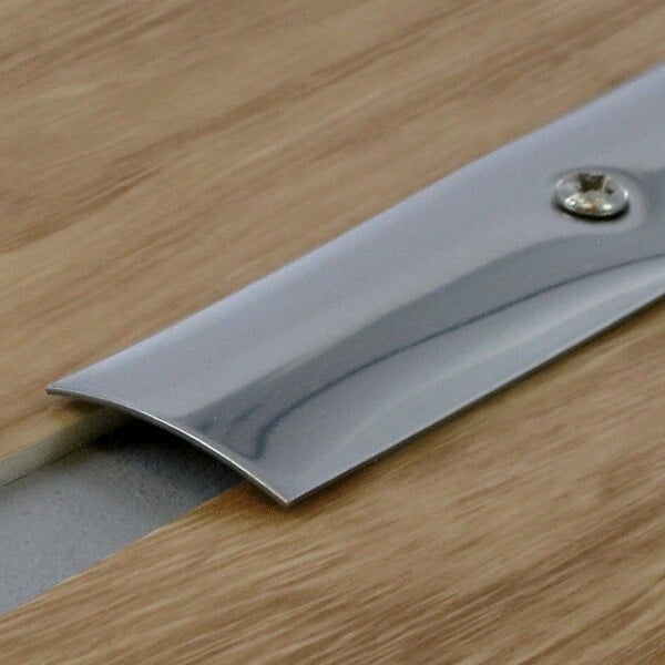 DINAC - Seuil inox à visser 15/10 en 2700 x 70 mm - large