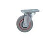 AVL - ROULETTE SATURNE GRISE 125MM PIVOTANTE A FREIN - vignette