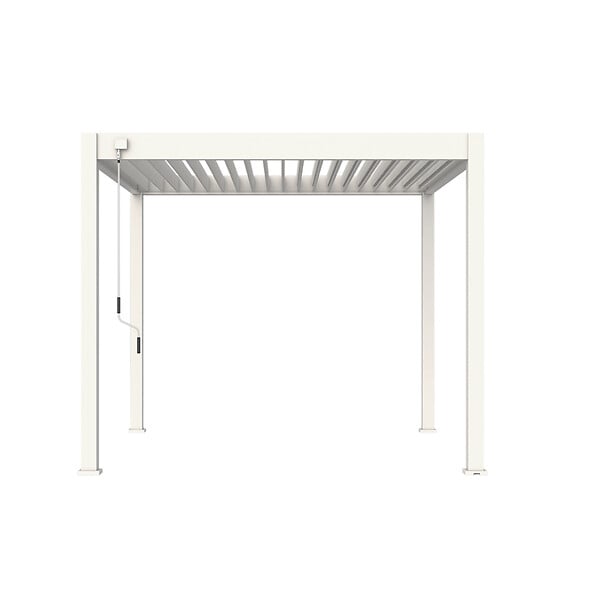 OMBREA - Pergola bioclimatique - Blanc - 3x3m - large
