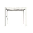 OMBREA - Pergola bioclimatique - Blanc - 3x3m - vignette