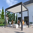 OMBREA - Pergola bioclimatique autoportante 3x4m - vignette