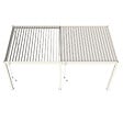 OMBREA - Pergola bioclimatique autoportante en aluminium Ombréa VS - Blanc - H.257xL.599xP.308cm - vignette