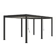 OMBREA - Pergola bioclimatique autoportante - Anthracite/blanc - 3x6m - vignette