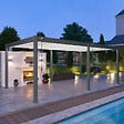 OMBREA - Pergola bioclimatique Ombréa - 4x6m - vignette