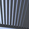 OMBREA - Pergola bioclimatique adossée aluminium OMBREA VS - Anthracite - 3x3m - H.257xL.302xP.301cm - vignette