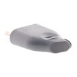 ZENITECH - Fiche mâle 2P 6A latérale - Gris - Zenitech - vignette