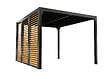 HABRITA - Pergola alu bioclimatique - Anthracite - L.360xH.231xP.300cm - vignette