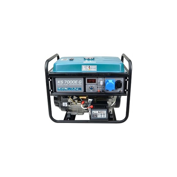KONNER SOHNEN - Könner & Söhnen Groupe électrogène 5500W GAZ/Essence 230V KS7000E-G - large