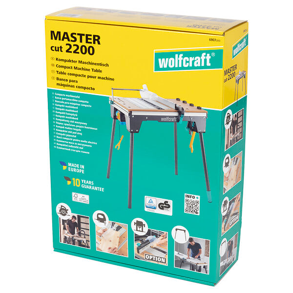 WOLFCRAFT - Établi multifonction Master cut 2200 - Acier - 120Kg - large