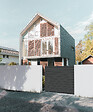 ELSEALU - Portail coulissant Kira en aluminium - Gris - 375x171,2cm - vignette