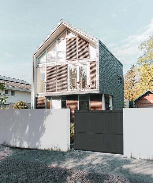 ELSEALU - Portail coulissant Elio - Aluminium - Gris - 325x180cm - large