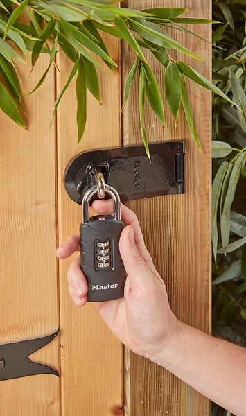 MASTER LOCK - Cadenas combinaison avec clé de secours 48mm - large