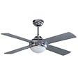 NIKLAS - Ventilateur Plafonnier Eclairage 4 pales 60 W 3 vitesses Ø 121 cm Télécommande NIKLAS - vignette