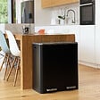KITCHEN MOVE - Poubelle pédale tri sélectif MAJOR noir 60L - vignette