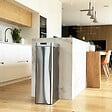 KITCHEN MOVE - Poubelle automatique inox SILVERLAKE argent 90L - vignette
