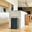 KITCHEN MOVE - Poubelle automatique inox MAJESTIC gris 58L - vignette
