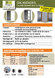 GD MENUISERIES - Porte Coulissante Atelier Blanc H204 x L93 cm, Galandage, kit de finition - vignette