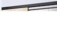 GD MENUISERIES - Porte Coulissante Telia Noir Vitrée H204 x L83 cm, Rail Alu bandeau noir, Coquilles - vignette