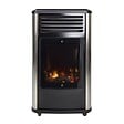SAHARA - Chauffage à gaz 3.4 KW mobile Noir Effet feu + Tuyau gaz + Détendeur butane Manhattan SAHARA - vignette