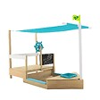 TP TOYS - Bac à sable bateau pirate - Marron/Bleu - L.180xl.92xH.118cm - vignette