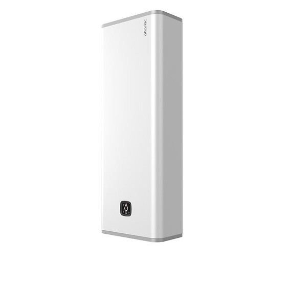 ATLANTIC - Chauffe-eau électrique connecté Linéo Atlantic - 2250W - Plat vertical mural - 80L - Blanc - large