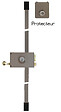 VACHETTE - Serrure 3 points 43 multilock horizontale tirage A2P** RADIALis droite - VACHETTE - 27320000 - vignette