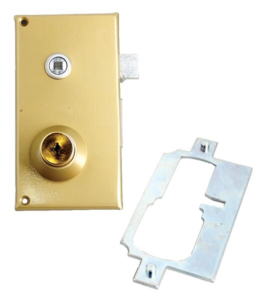 BRICARD - Mécanisme REMPART vertical fouillot coloris OR droite - BRICARD - 48011 - large