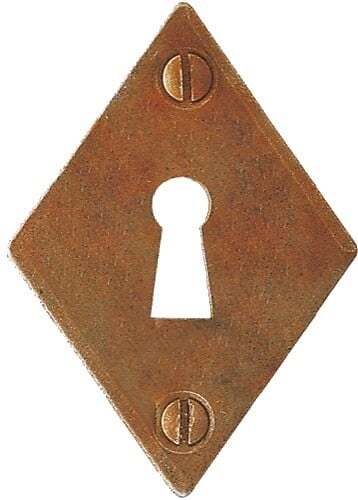 BOUVET - Rosace simple de style LV 100 fer patiné cémenté cylindre européen - BOUVET - R66IA5232 - large