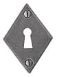 BOUVET - Rosace simple de style LV 102 laiton vieilli cylindre européen - BOUVET - 52240 - vignette