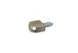 HANGER - Taquet battoir à  visser dans le bois 10x20mm diamètre 5mm laiton nickelé - 9009S12 - vignette