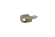 HANGER - Taquet battoir à  visser dans le bois 10x20mm diamètre 5mm laiton nickelé - 9009S12 - vignette