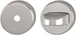 HOPPE - Paire de rosaces clé L champagne - HOPPE - 762811 - vignette