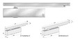 ECO - Ferme porte TS 41 avec bras glissière B finition argent - ECO SCHULTE - 5030011743 - vignette