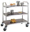 STOCKMAN - Servante inox 304 100kg 3 plateaux - STOCKMAN - SVT3/100 - vignette