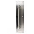 SECURY-T - Poignée de tirage sur plaque de propreté inox SS304 - 300X75X2 mm - vignette