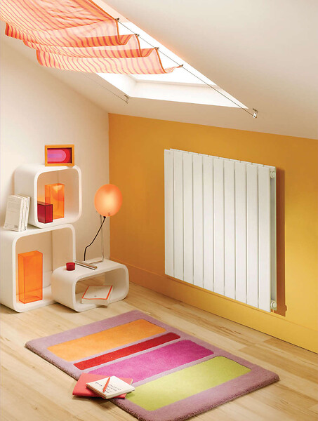 ACOVA - Radiateur ACOVA Fassane Prem's Eau Chaude horizontal - Puissance : 890 W - H 700 - L 740 mm - Blanc - large